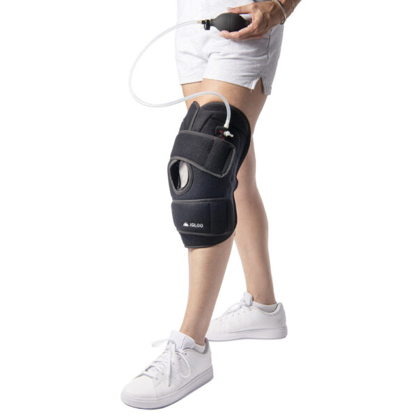 attelle de genou souple de cryothérapie igloo avec jersey
