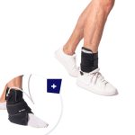 set duocast avec une attelle de cheville de cryothérapie, compression et une protection ligamentaire pour la cheville
