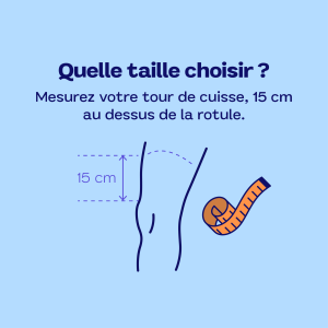 schéma taille attelle de genou igloo