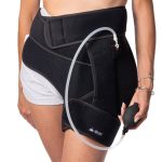 attelle de hanche de cryothérapie et de compression igloo avec une pompe